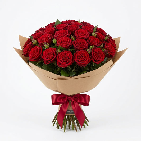 Grand Velvet Red Naomi Rose Bouquet