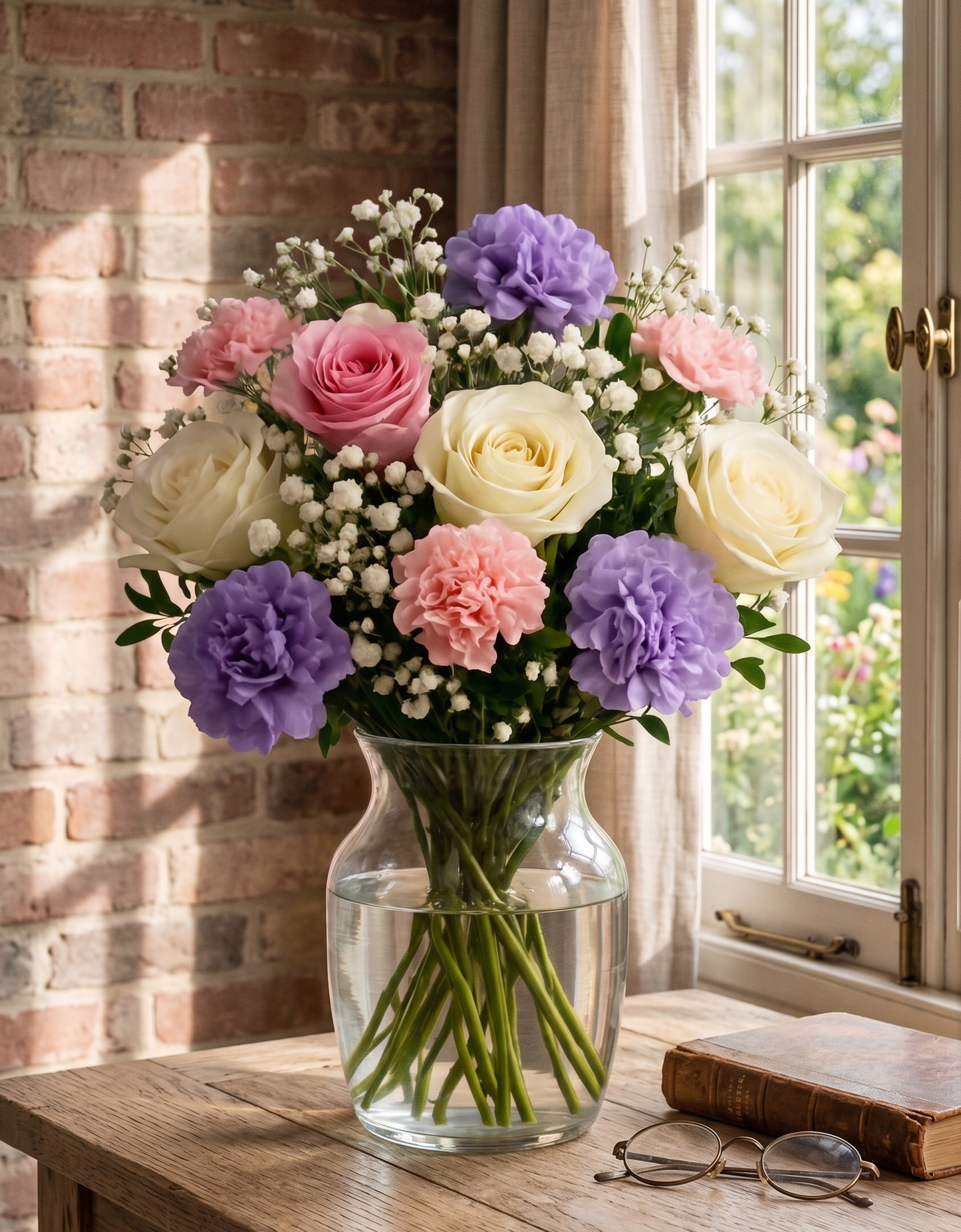 Elegant Pastel Meadow Bouquet