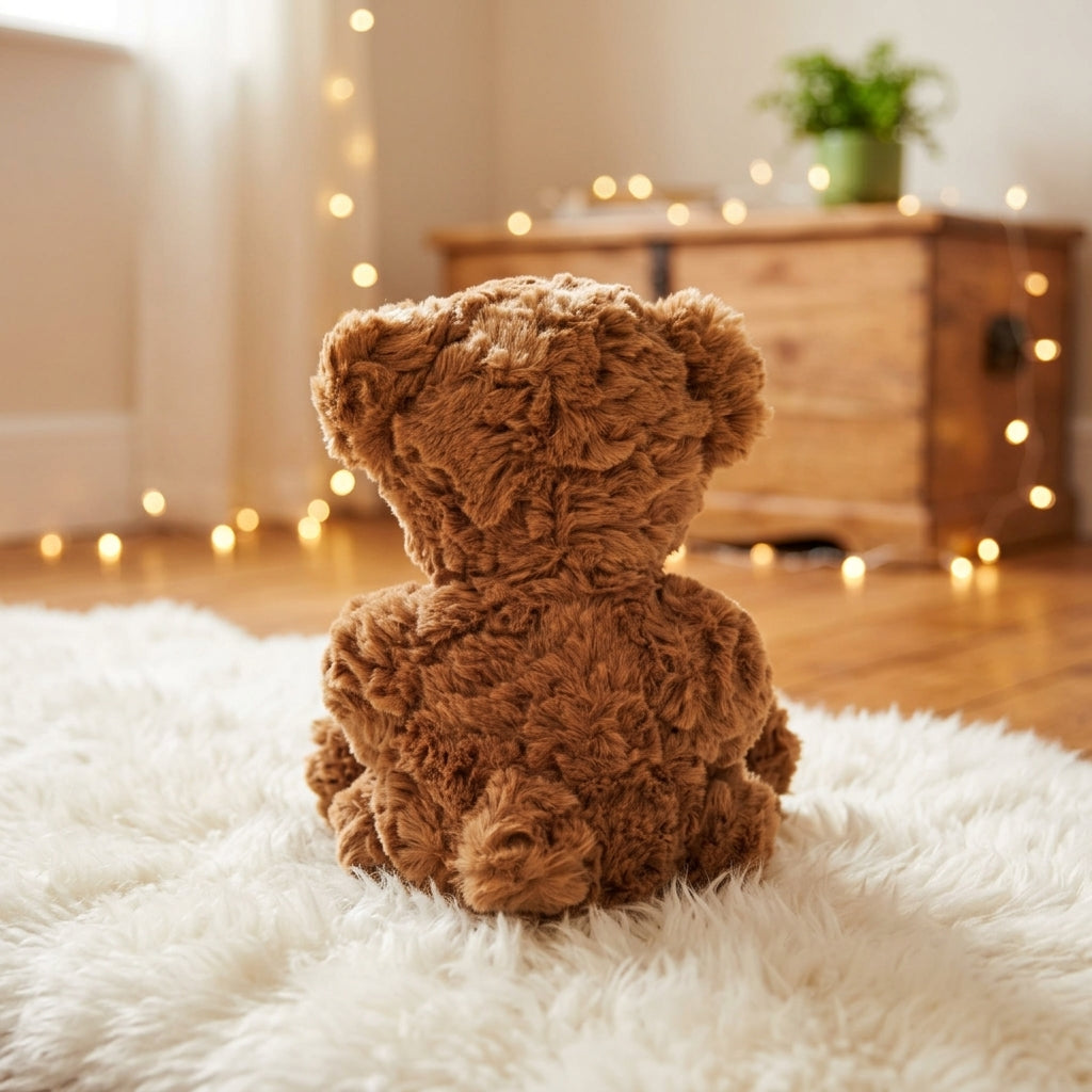 Brown Teddy Bear Holding Love Heart