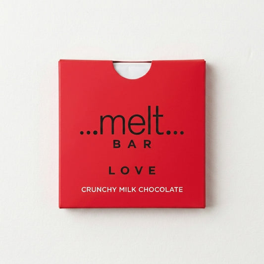 Love Crunchy Milk Chocolate Bar by Melt