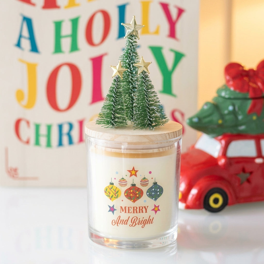 Merry & Bright: Cinnamon & Spice Christmas Tree Candle