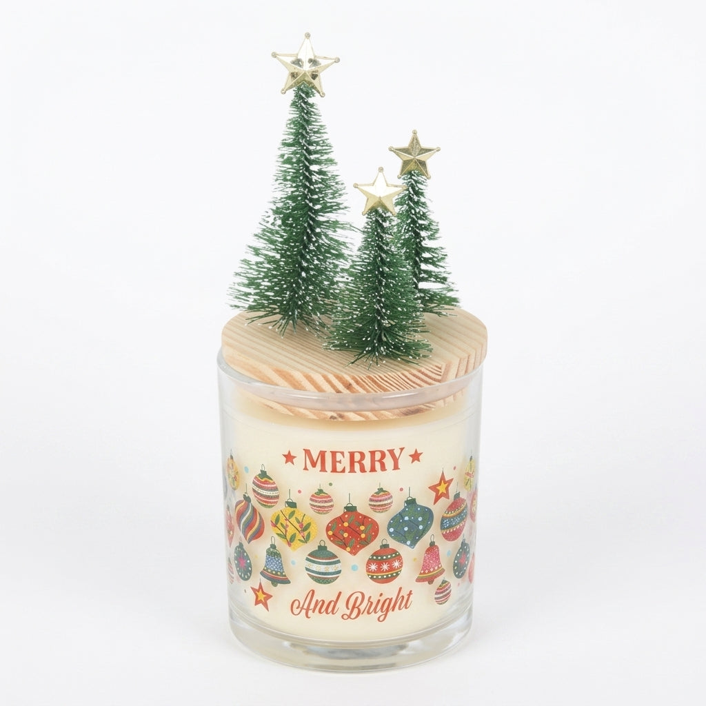 Merry & Bright: Cinnamon & Spice Christmas Tree Candle