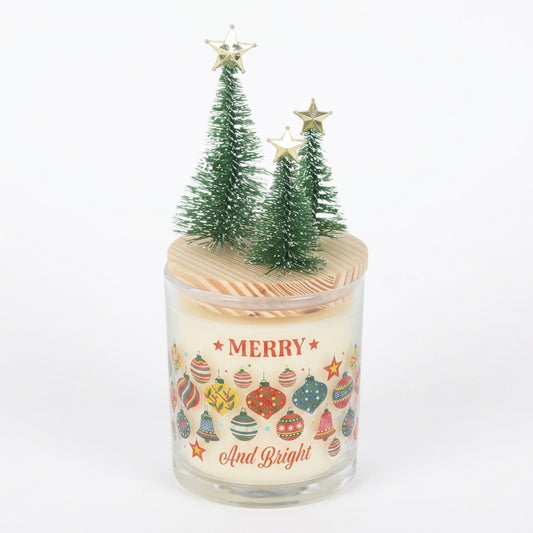 Merry & Bright: Cinnamon & Spice Christmas Tree Candle