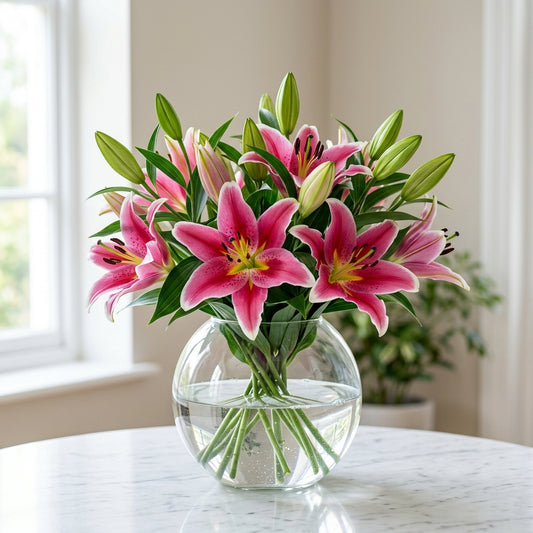 Blushing Pink Lily Bouquet
