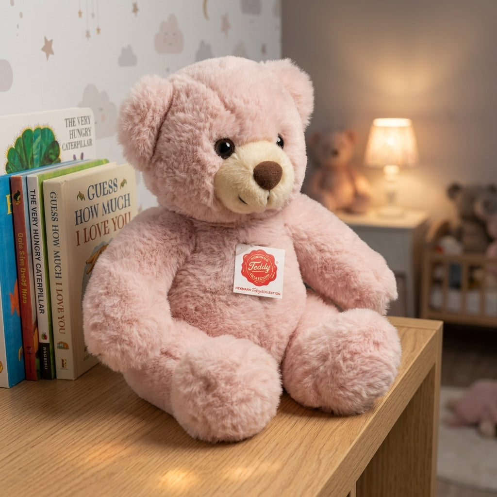 Dusty Rose Plush Teddy Bear